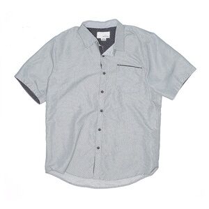 Craft + Flow | Men’s Blue Patterned Button-Up Shirt | Large | EUC